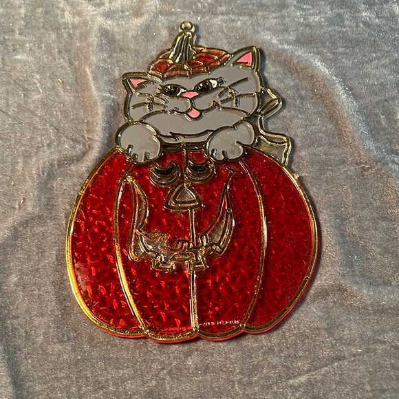 Halloween Cat Suncatcher - Picture 1 of 2